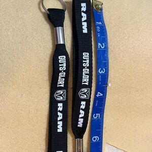 Black Lanyard Keychain
